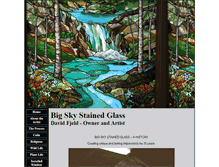 Tablet Screenshot of bigskystainedglass.upcsites.org